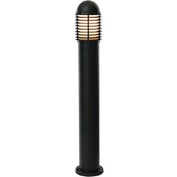 Loops Outdoor IP44 Bollard Light Matt Black 1000mm Lamp Post Garden Driveway Patio - thumbnail 1