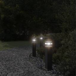 Berkfield Home Outdoor Floor Lamps 3pcs Black 50 cm Aluminium - thumbnail 3
