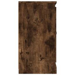 Berkfield Home Sideboard Smoked Oak 70x35.5x67.5 cm Engineered Wood in Brown - thumbnail 8