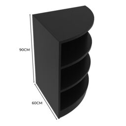 Monstershop Retail Shop Corner Counter LM60 - Black - thumbnail 6