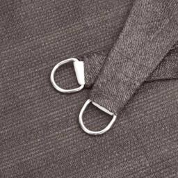 Berkfield Home Sunshade Sail 160 g/m ² Anthracite 3x3 m HDPE in Dark Grey - thumbnail 5