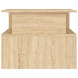 Berkfield Home Decorative Coffee Table Sonoma Oak 90x55x42.5 cm Engineered Wood in Light Brown - thumbnail 5