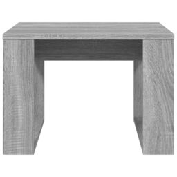 Berkfield Home Side Table Grey Sonoma 50x50x35 cm Engineered Wood - Size: 50 x 50 x 35 cm - thumbnail 5