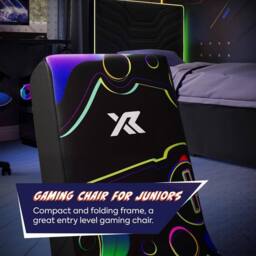 X Rocker Video Rocker Gaming Chair for Kids - Gamepad in Black - thumbnail 5