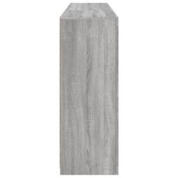Berkfield Home Sideboard with LED Lights Grey Sonoma 162x37x100 cm - Size: 162 x 37 x 100 cm - thumbnail 7