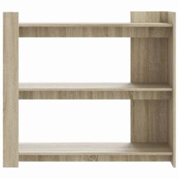 Berkfield Home Console Table Sonoma Oak 100x35x90 cm Engineered Wood in Brown - Size: 100 x 35 x 90 cm - thumbnail 4