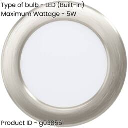 Loops 4 PACK Sleek Satin Nickel Ceiling Spotlight for Indoor Space - Design in Metallics - thumbnail 2