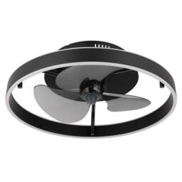 Netlighting Conway Ceiling Fan Black LED Dimmable 27006500K Remote Control Timer - thumbnail 2