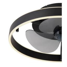 Netlighting Conway Ceiling Fan Black LED Dimmable 27006500K Remote Control Timer - thumbnail 4