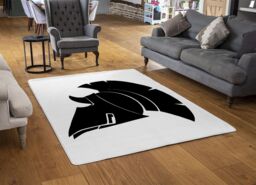 Benjamin Tate Design Roman Helmet Rug in Natural - Size: Large - thumbnail 2