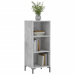 Berkfield Home Sideboard Concrete Grey 34.5x32.5x90 cm Engineered Wood - thumbnail 3