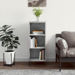 Berkfield Home Sideboard Concrete Grey 34.5x32.5x90 cm Engineered Wood - thumbnail 1