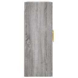 Berkfield Home Wall Mounted Cabinet Grey Sonoma 69.5x34x90 cm - thumbnail 8