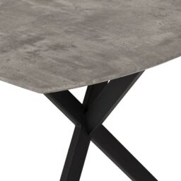 Seconique Athens Concrete Effect Rectangular Dining Set with Lukas Chairs in Blue - thumbnail 6