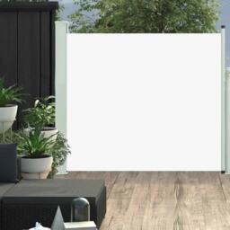 Berkfield Home Patio Retractable Side Awning 100x300 cm Cream - thumbnail 1