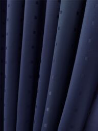 Luxury Living Adi Lined Ring Top Eyelet Curtains in Navy - Size: 229 cm width x 183 cm drop - thumbnail 5