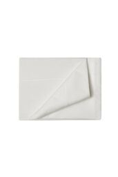 Belledorm Egyptian Cotton 400 Thread Count Flat Sheet in Ivory - Size: Single - thumbnail 1