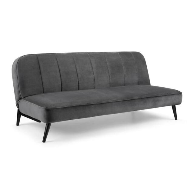 Cheshire Premium Stylish Miro Sofa Bed in Grey Velvet - image 1