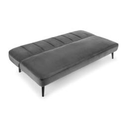 Cheshire Premium Stylish Miro Sofa Bed in Grey Velvet - thumbnail 2