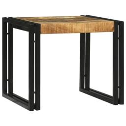 Berkfield Home 2 Piece Coffee Table Set Solid Rough Wood Mango in Brown - thumbnail 2