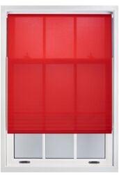Furnished Red Daylight Roller Blinds - Trimmable Window Shade - Size: 75 cm width x 165 cm drop - thumbnail 1