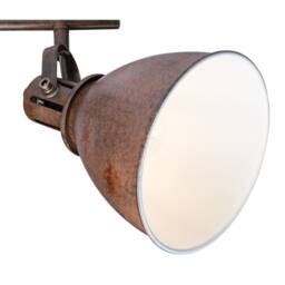 Netlighting Giorgio Twin Ceiling Spotlight Rust Colored 2x E14 in Brown - thumbnail 5