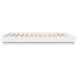 Berkfield Home Durable Bed Frame with LED without Mattress White 180x200 cm Supe - Size: Super King - thumbnail 7