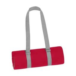 James and Nicholson Plain Picnic Blanket in Red - thumbnail 1