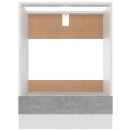 Berkfield Home Oven Cabinet Concrete Grey 60x46x81.5 cm Engineered Wood - thumbnail 5
