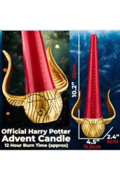 Harry Potter Christmas Candle (Snitch) 2025 Tapered Candle 12-hr - thumbnail 2