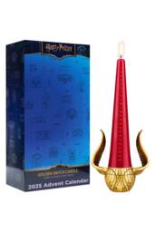 Harry Potter Christmas Candle (Snitch) 2025 Tapered Candle 12-hr - thumbnail 1