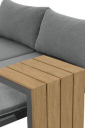 More4Homes Tampa Garden Corner Sofa Outdoor Sofa Set with Table in Grey - thumbnail 9