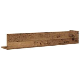 Berkfield Home Decorative Wall Shelves 2 pcs Old Wood 100x16.5x16.5 cm Engineere in Brown - thumbnail 7