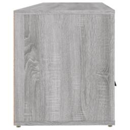 Berkfield Home TV Cabinet Grey Sonoma 100x35x40 cm Engineered Wood - Size: 100 x 35 x 40 cm - thumbnail 8