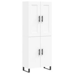Berkfield Home Highboard White 69.5x34x180 cm Engineered Wood - thumbnail 2