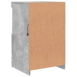Berkfield Home Sideboard with LED Lights Concrete Grey 41x37x67 cm - Size: 41 x 37 x 67 cm - thumbnail 9