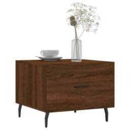 Berkfield Home Decorative Coffee Tables 2 pcs Brown Oak 50x50x40 cm Engineered Wood - Size: 50 x 50 x 40 cm - thumbnail 1