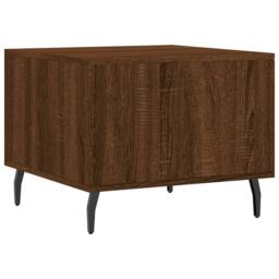Berkfield Home Decorative Coffee Tables 2 pcs Brown Oak 50x50x40 cm Engineered Wood - Size: 50 x 50 x 40 cm - thumbnail 9