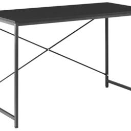 Wyld and Coco Desk - Black MDF Top Powder-Coated Iron Legs - thumbnail 2
