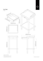 Orsina Versatile Square Rubberwood Side Table, Traditional Small Table For Livingroom, Everyday Use Lounge Table in Natural - thumbnail 2