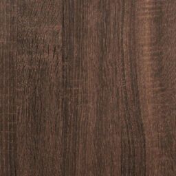 Berkfield Home Bed Frame No Mattress Brown Oak 140x200 cm Engineered Wood - thumbnail 9