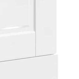 Berkfield Home Decorative Dishwasher Panel Porto High Gloss White 45x1, 5x67 cm E - thumbnail 7