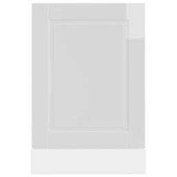 Berkfield Home Decorative Dishwasher Panel Porto High Gloss White 45x1, 5x67 cm E - thumbnail 4