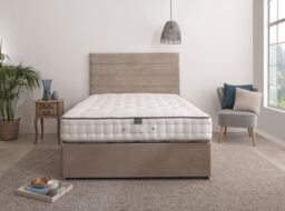 Hargreave & Flynn The Ashbrook 1000 Pocket Mattress - Expertly Crafted Comfort & Support in White - Size: Super King - thumbnail 4