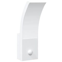 Berkfield Home Outdoor LED Wall Lights with Sensors 2pcs White Die-cast Aluminium - thumbnail 4