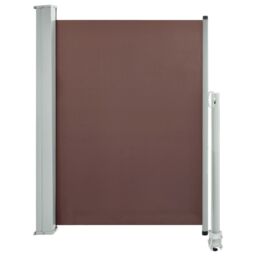 Berkfield Home Patio Retractable Side Awning 100x300 cm Brown - thumbnail 2