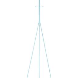 Wyld and Coco Coastline Coat Rack 176 cm Light Blue Steel Fir Wood Accents 6 Hooks - thumbnail 2