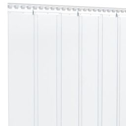 Berkfield Home Door Curtain Transparent 200 mmx1.6 mm 50 m PVC - thumbnail 3