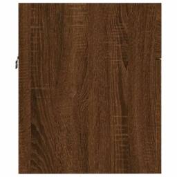 Berkfield Home 2 Piece Bathroom Furniture Set Brown Oak Engineered Wood - thumbnail 9
