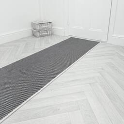 runrug Carpet Runner Rug - Indoor/Outdoor, Reversible, 2mm - 'Coastal' in Black - Size: 60 cm x 390 cm - thumbnail 6